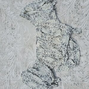 Altar'd State puff sleeve bralette